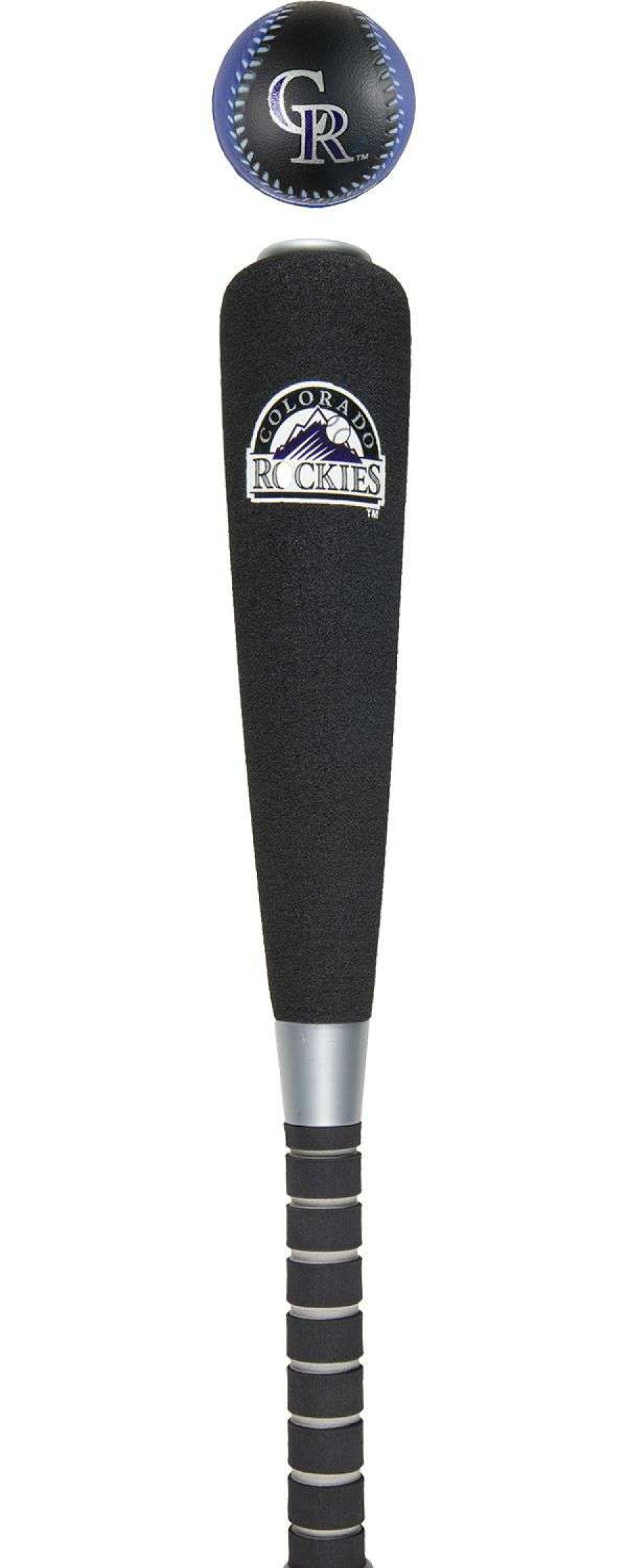 Toy Sports Games * | Franklin Colorado Rockies Jumbo Foam Bat And Ball Set For Unisex