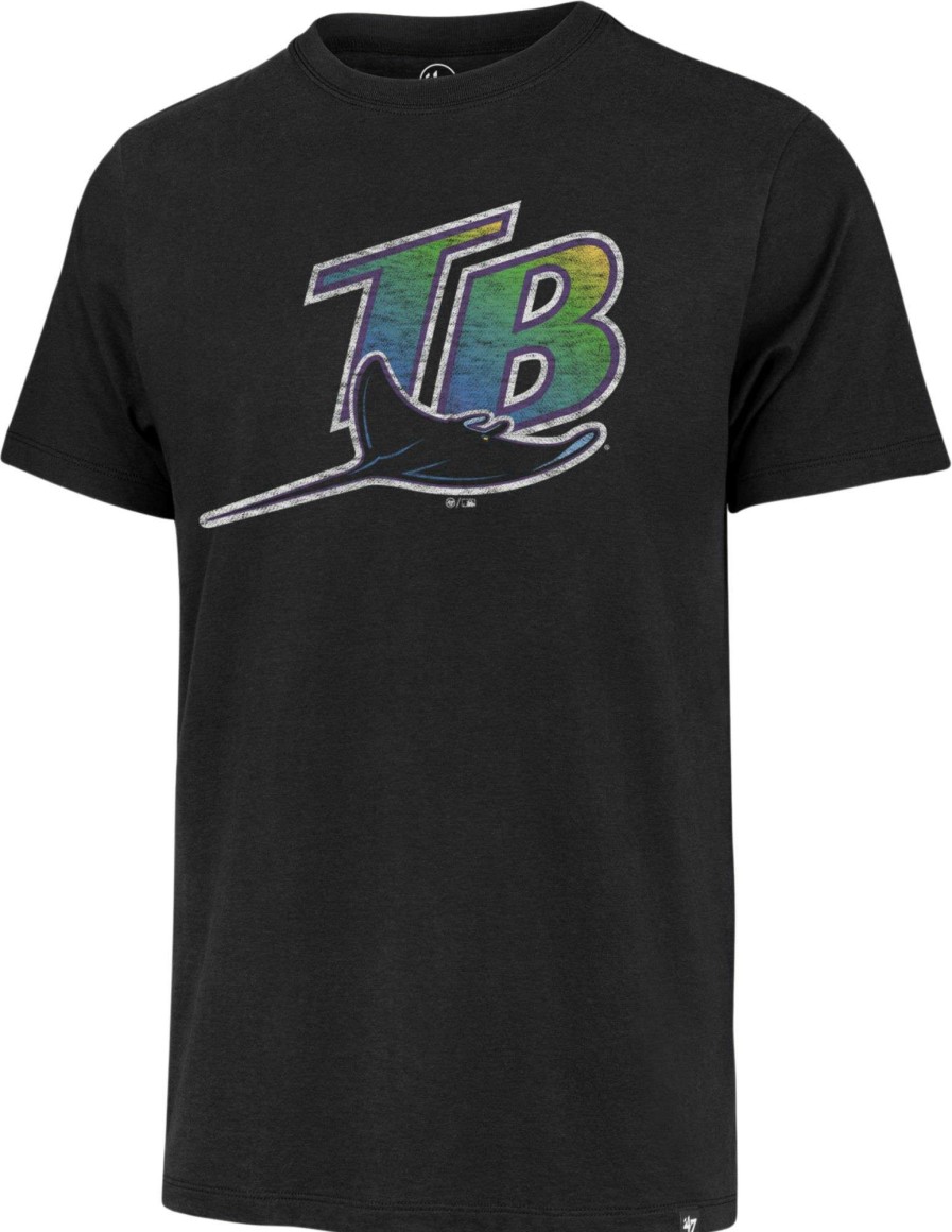 Shirts * | 47 Men'S Tampa Bay Rays Black Premium Franklin T-Shirt