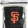 Body Bands * | Franklin San Francisco Giants Black 2.5 Wristbands For Unisex