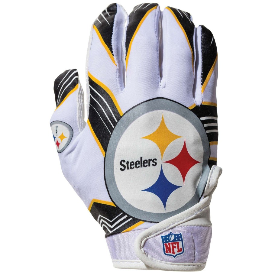 Gloves * | Franklin Youth Pittsburgh Steelers Receiver Gloves