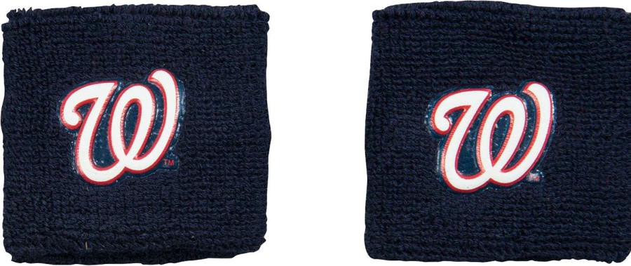 Body Bands * | Franklin Washington Nationals 2-Pack Of Wristbands For Unisex