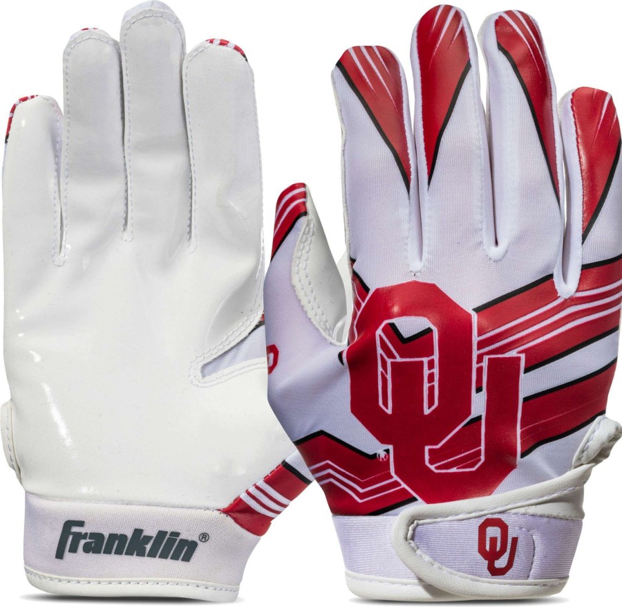 Gloves * | Franklin Youth Oklahoma Sooners Receiver Gloves For Women