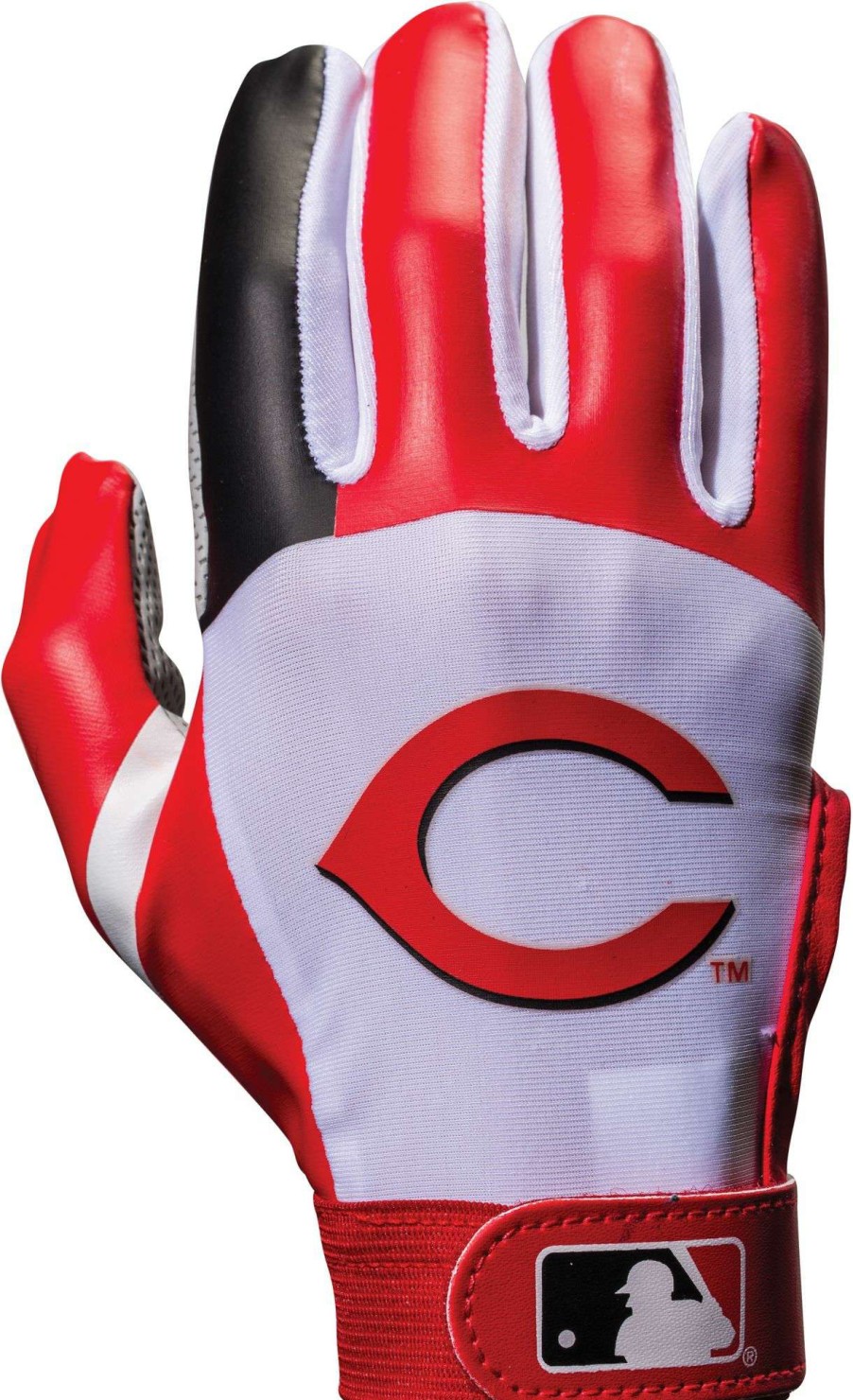 Gloves * | Franklin Cincinnati Reds Youth Batting Gloves For Men