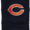 Body Bands * | Franklin Chicago Bears Embroidered Wristbands For Unisex