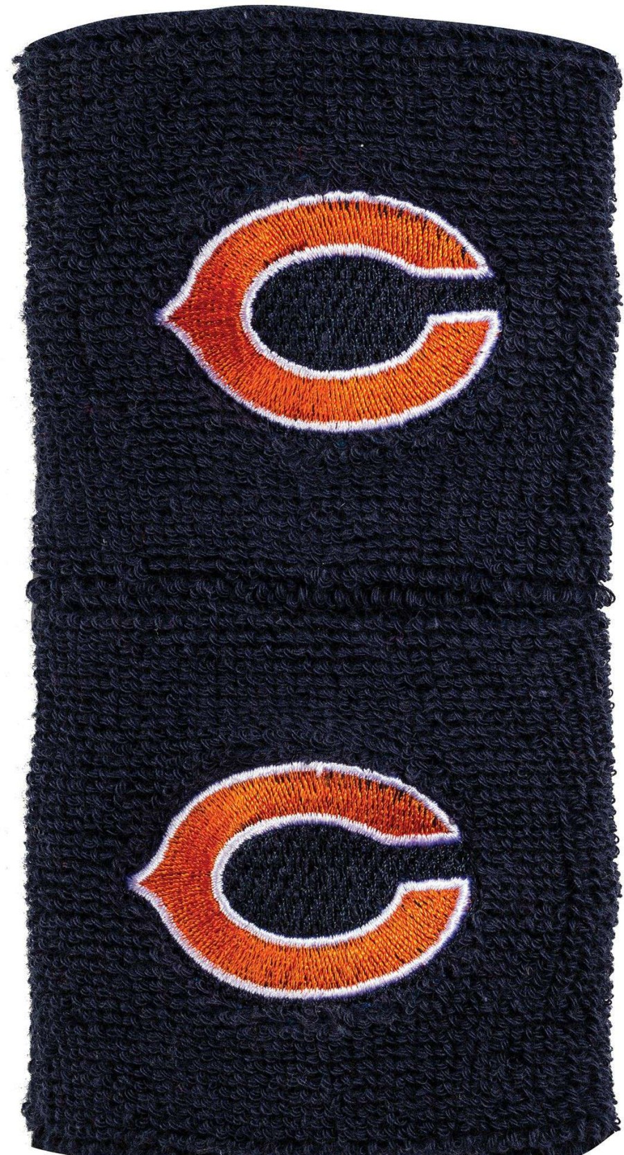 Body Bands * | Franklin Chicago Bears Embroidered Wristbands For Unisex