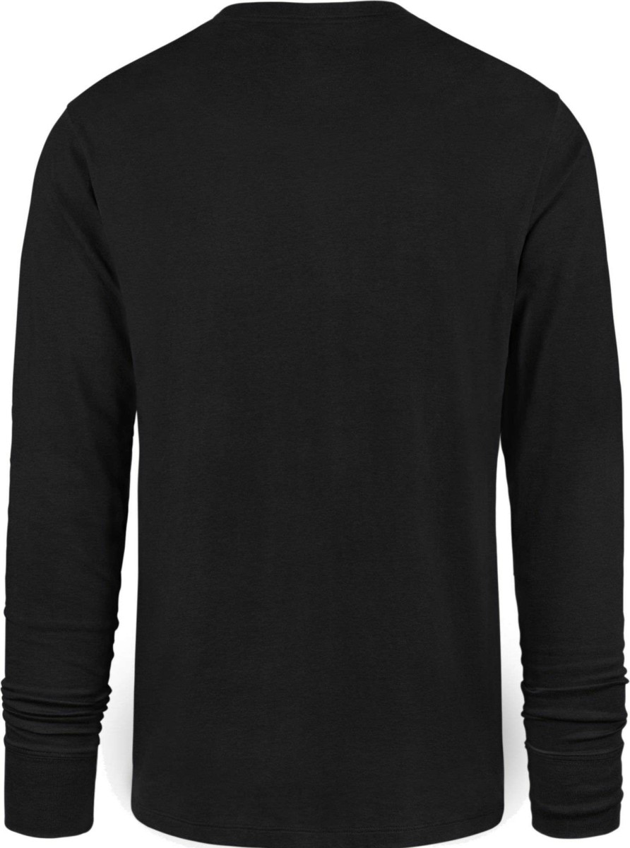 Shirts * | 47 '47 Men'S Chicago White Sox Black Overcast Franklin Long Sleeve T-Shirt