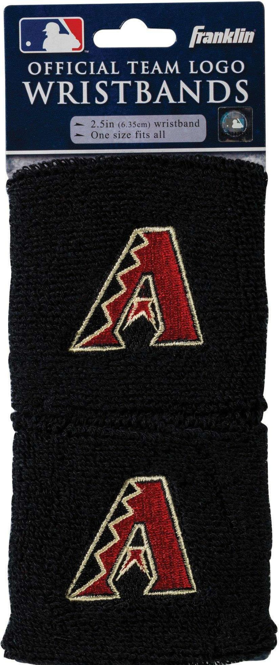 Body Bands * | Franklin Arizona Diamondbacks Embroidered Wristbands For Unisex