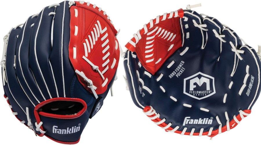 Baseball Gloves * | Franklin 13" Youth Field Master Series Glove For Unisex Navy/Red/White