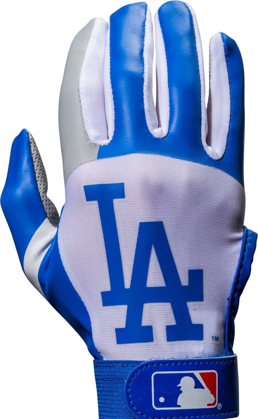 Gloves * | Franklin Los Angeles Dodgers Youth Batting Gloves For Girls'