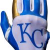 Gloves * | Franklin Kansas City Royals Youth Batting Gloves For Men