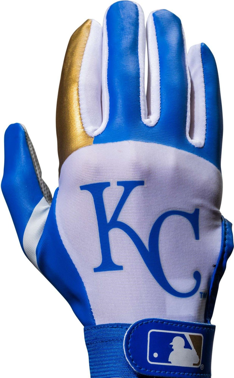 Gloves * | Franklin Kansas City Royals Youth Batting Gloves For Men