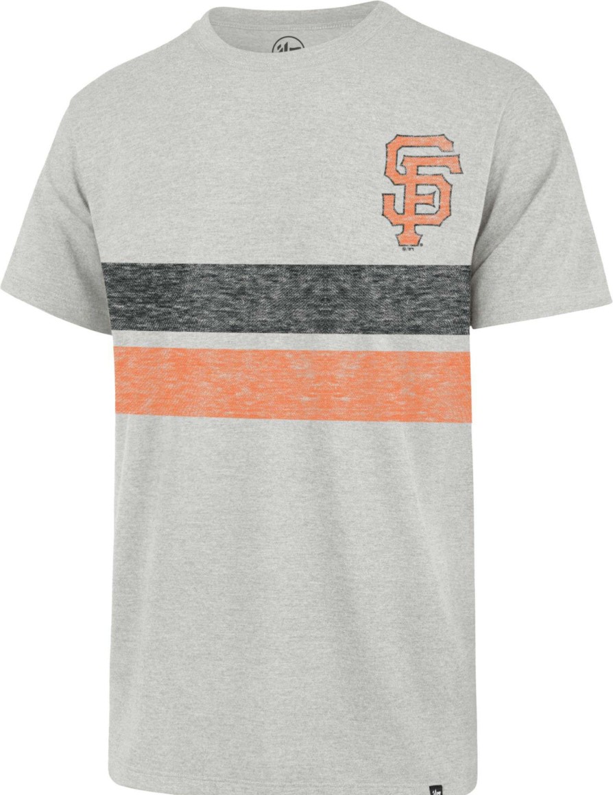 Shirts * | 47 Men'S San Francisco Giants Gray Bars Franklin T-Shirt