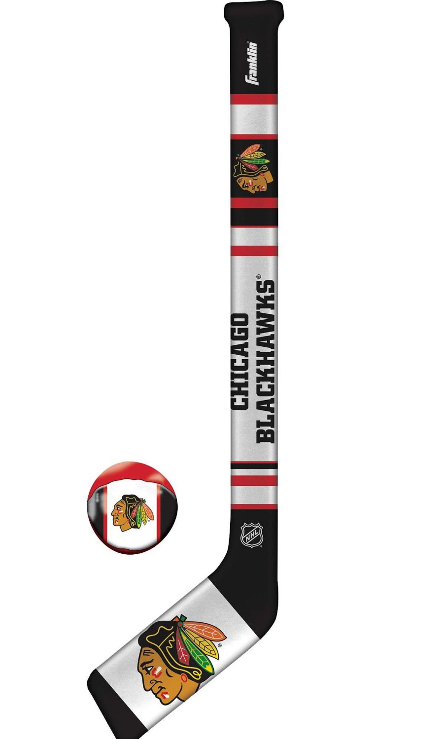 Mini HocHot Sets * | Franklin Chicago Blackhawks Mini Hockey Set For Unisex