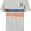 Shirts * | 47 Men'S Detroit Tigers Gray Bars Franklin T-Shirt