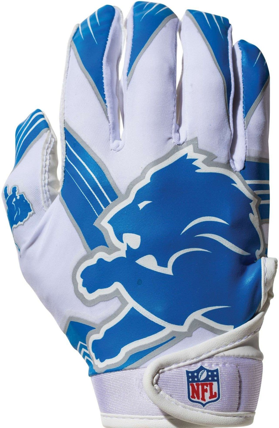 Gloves * | Franklin Youth Detroit Lions M/L Receiver Gloves For Girls'