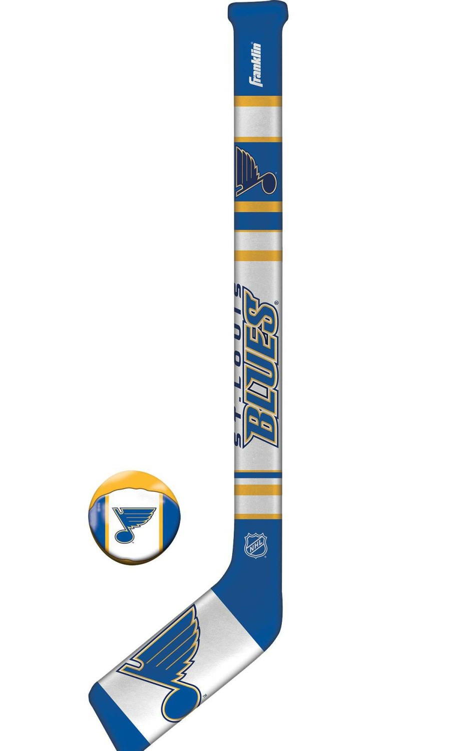 Mini HocNew Sets * | Franklin St. Louis Blues Mini Hockey Set For Unisex