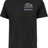 Shirts * | 47 Men'S Baltimore Ravens Open Field Franklin Black T-Shirt