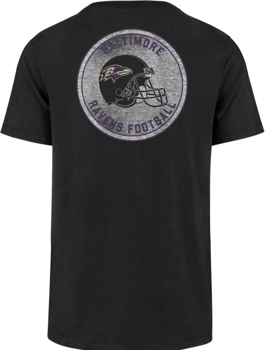 Shirts * | 47 Men'S Baltimore Ravens Open Field Franklin Black T-Shirt