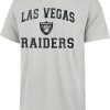 Shirts * | 47 '47 Men'S Las Vegas Raiders Arch Franklin Grey T-Shirt