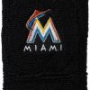 Body Bands * | Franklin Miami Marlins Embroidered Wristbands For Unisex