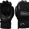 Batting Gloves * | Franklin Adult Coldmax Outdoor Baseball Gloves For Men Black