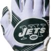 Gloves * | Franklin New York Jets Youth Receiver Gloves For Girls'