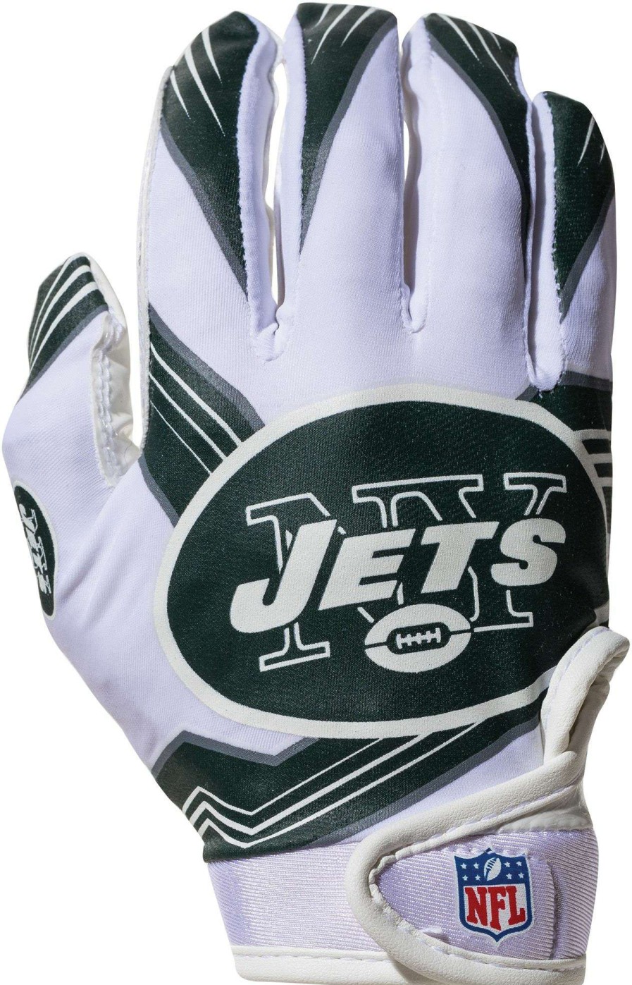 Gloves * | Franklin New York Jets Youth Receiver Gloves For Girls'