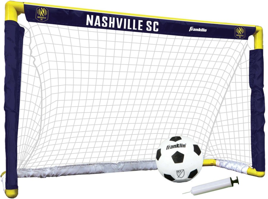 Toy Sports Games * | Franklin Nashville Sc Indoor Mini Soccer Goal Set For Unisex