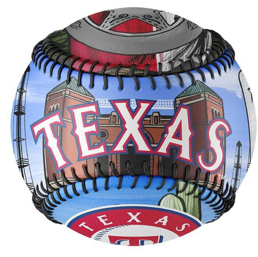 Baseballs * | Franklin Texas Rangers Culture Baseball For Unisex