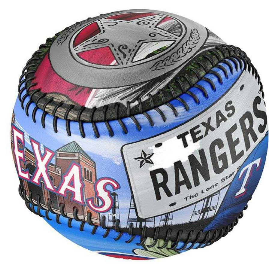 Baseballs * | Franklin Texas Rangers Culture Baseball For Unisex