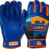 Batting Gloves * | Franklin Adult Pro Classic Lindor Big Apple Batting Gloves For Men Royal Blue