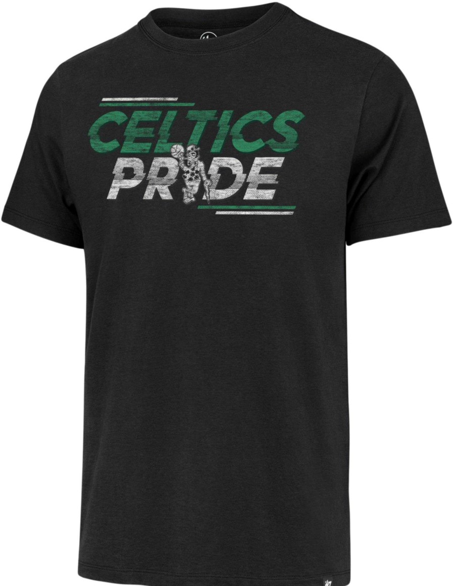 Shirts * | 47 '47 Men'S Boston Celtics Black Franklin T-Shirt