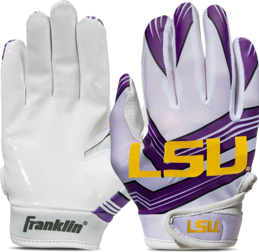 Gloves * | Franklin Youth Lsu Tigers Receiver Gloves For Women