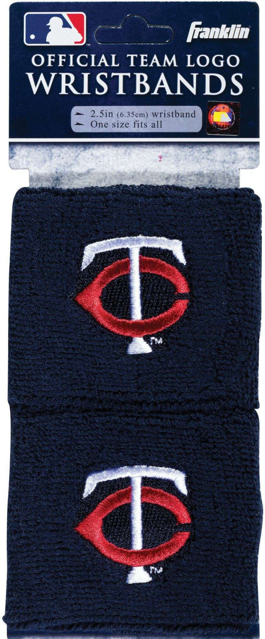 Body Bands * | Franklin Minnesota Twins Embroidered Wristbands For Unisex