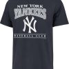 Shirts * | 47 Men'S New York Yankees Blue Reset Franklin T-Shirt