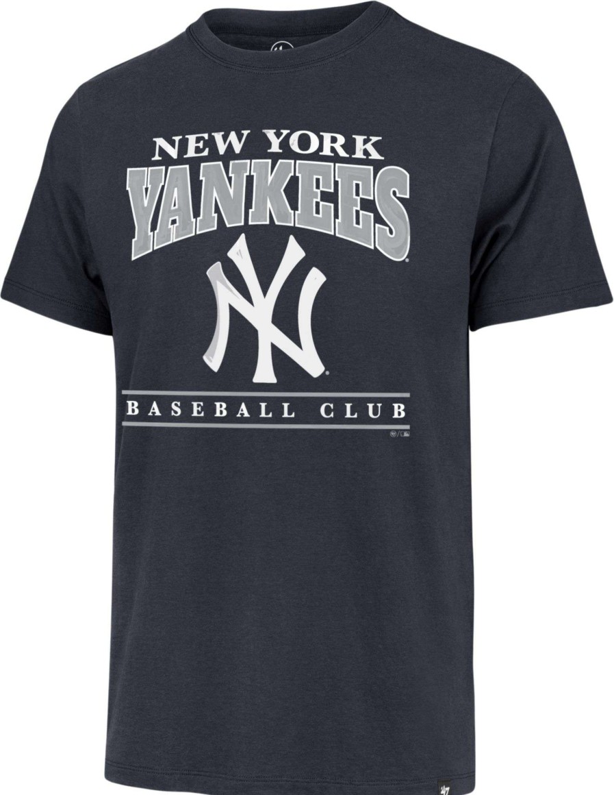 Shirts * | 47 Men'S New York Yankees Blue Reset Franklin T-Shirt