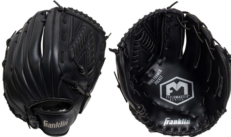 Baseball Gloves * | Franklin 13" Youth Field Master Series Glove For Unisex Black