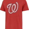 Shirts * | 47 Men'S Washington Nationals Red Premium Franklin T-Shirt