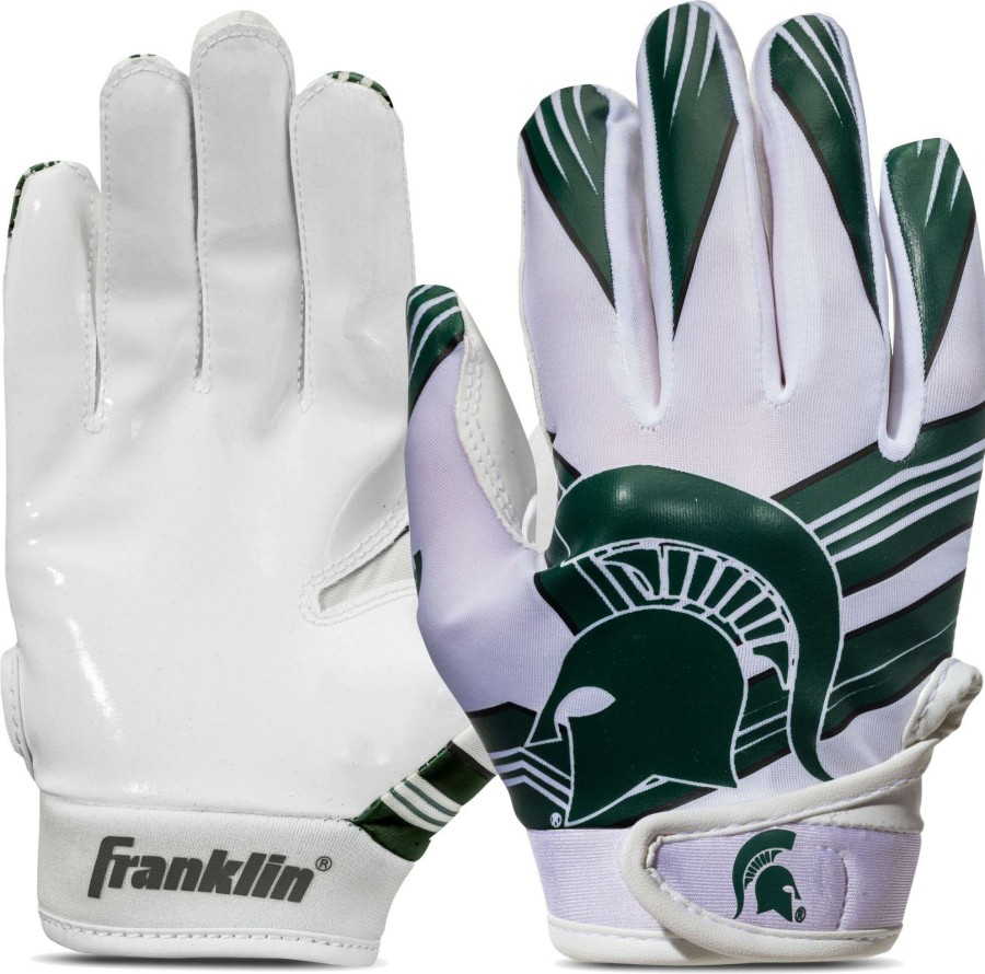 Gloves * | Franklin Youth Michigan State Spartans Receiver Gloves For Women