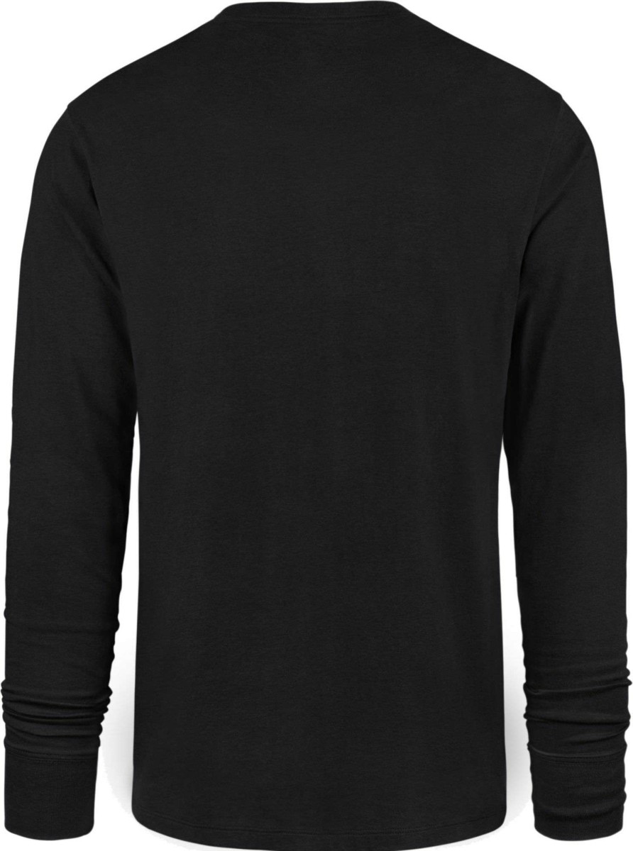 Shirts * | 47 '47 Men'S San Francisco Giants Black Overcast Franklin Long Sleeve T-Shirt