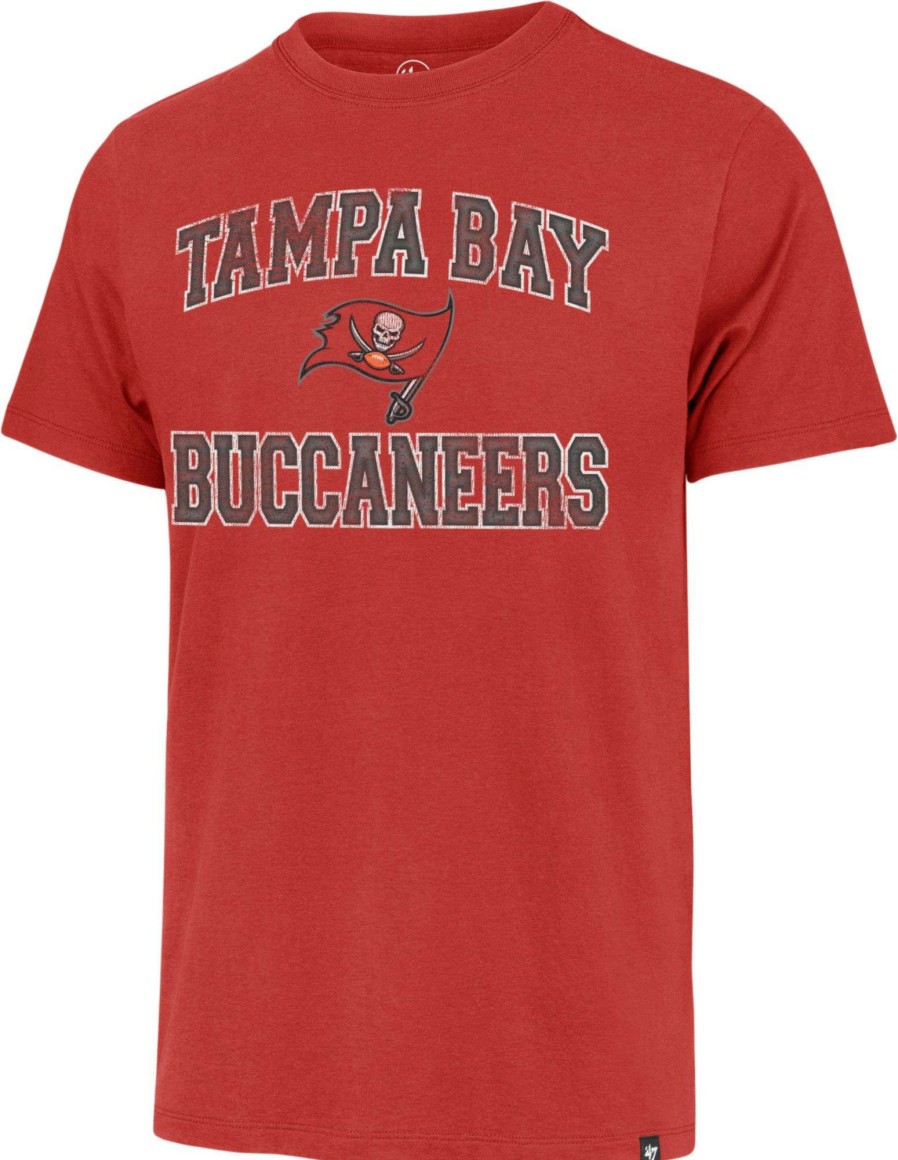 Shirts * | 47 '47 Men'S Tampa Bay Buccaneers Arch Franklin Red T-Shirt