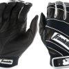 Batting Gloves * | Franklin Youth Natural Ii Batting Gloves For Boys' Black/Black