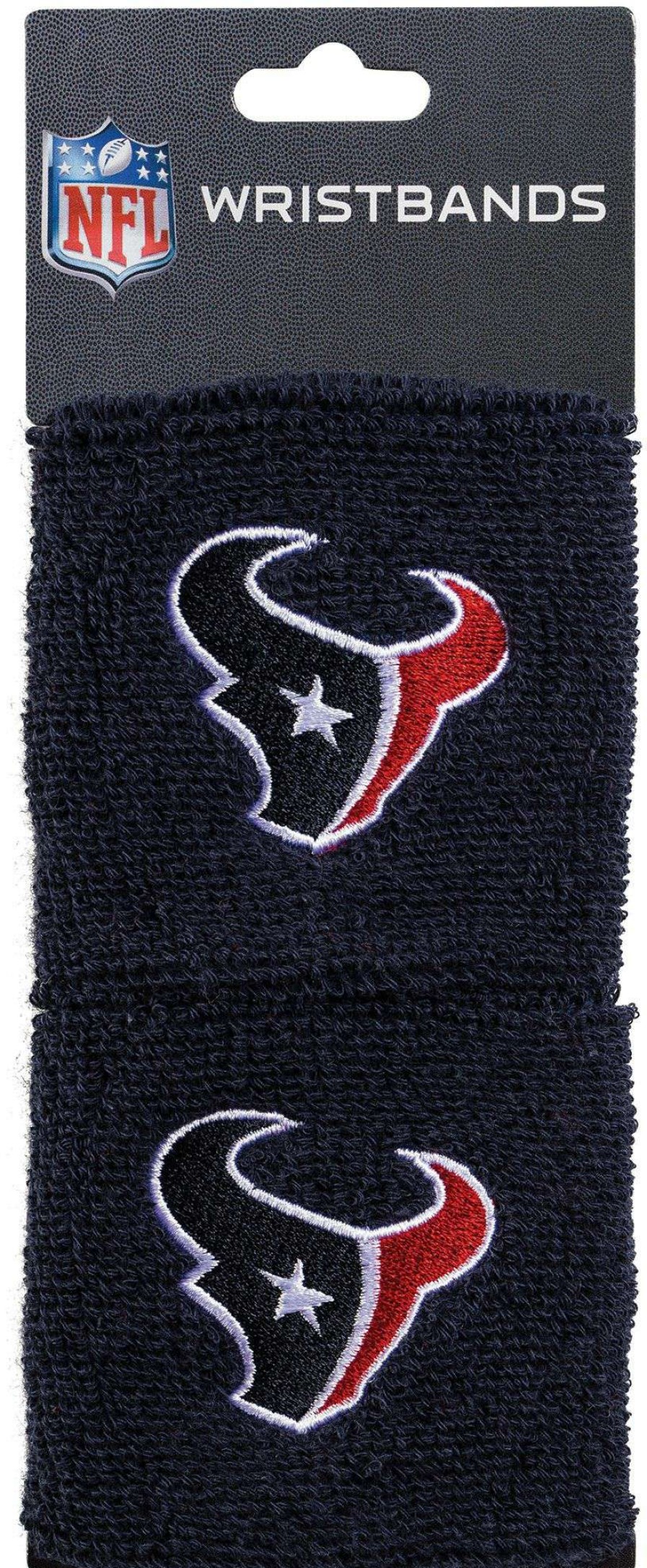 Body Bands * | Franklin Houston Texans Embroidered Wristbands For Unisex