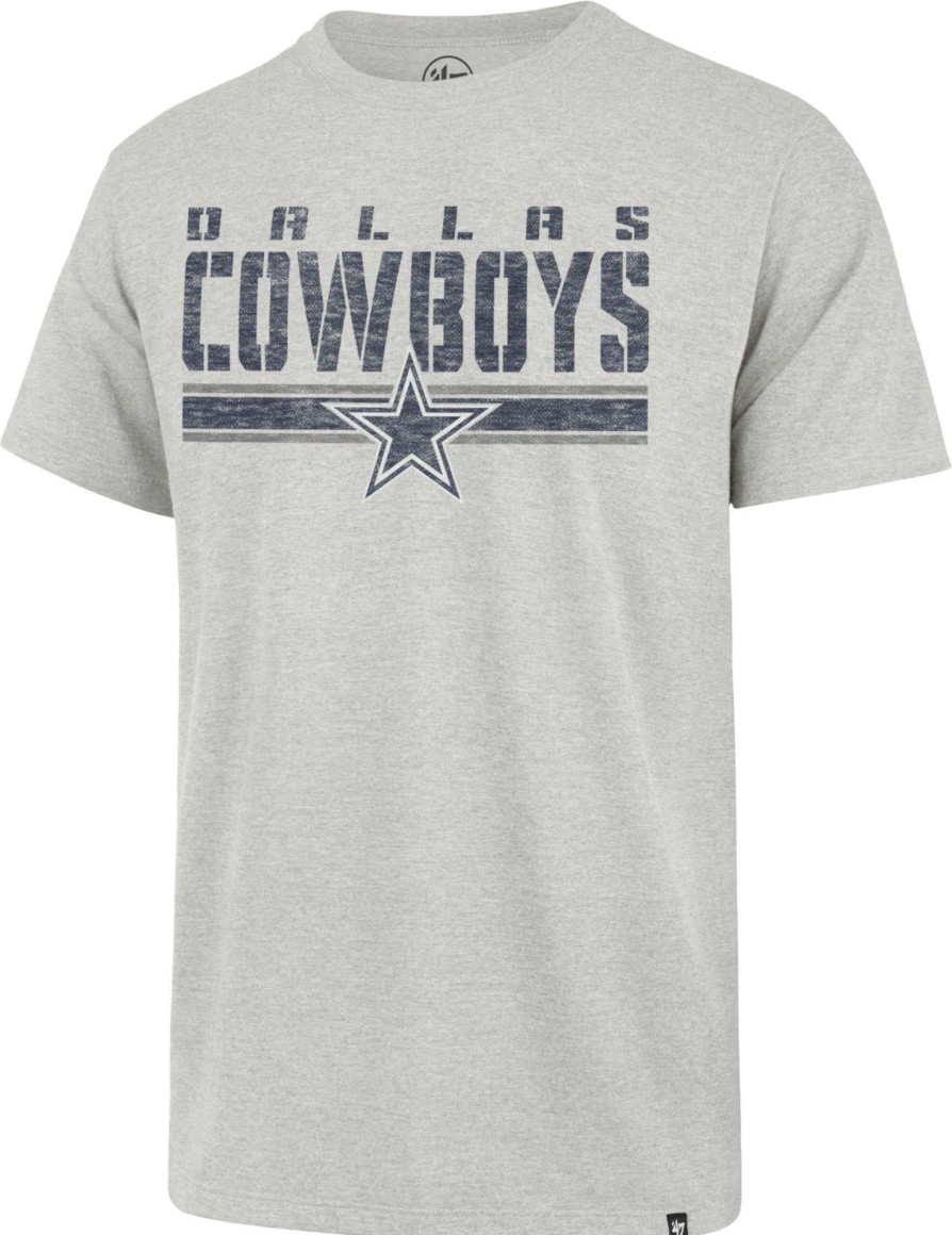 Shirts * | 47 Men'S Dallas Cowboys Franklin Stripe Grey T-Shirt