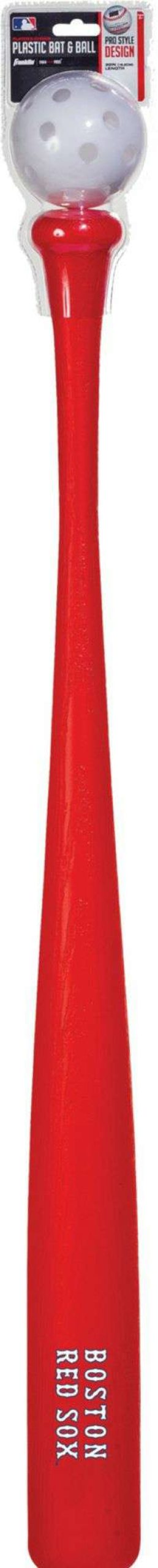 Toy Sports Games * | Franklin Boston Red Sox Plastic Bat & Ball Set For Unisex