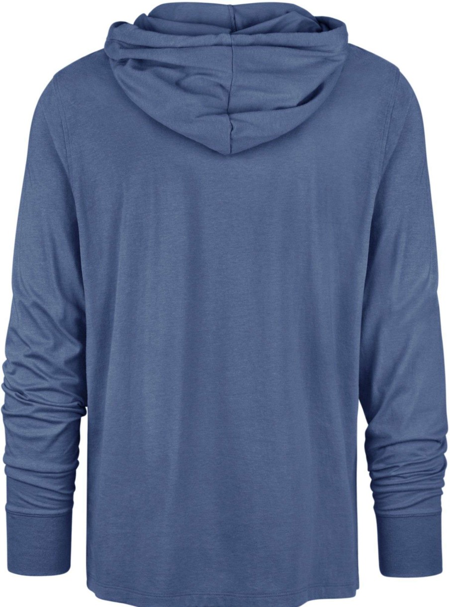 Shirts * | 47 Men'S Detroit Lions Field Franklin Blue Long Sleeve Hooded T-Shirt