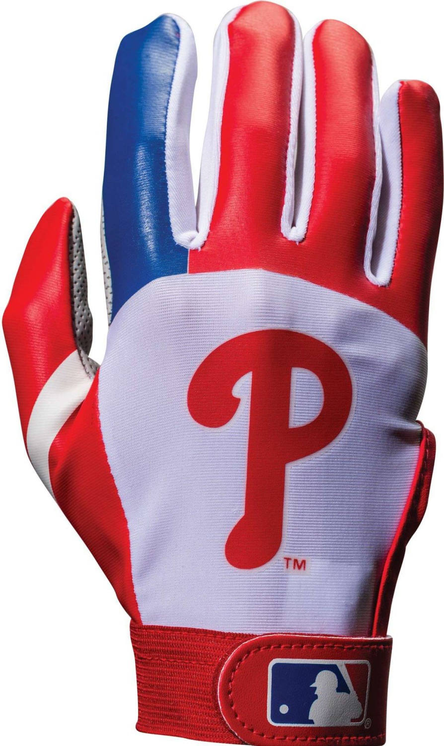 Gloves * | Franklin Philadelphia Phillies Youth Batting Gloves For Women