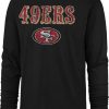 Shirts * | 47 Men'S San Francisco 49Ers Replay Franklin Black Long Sleeve T-Shirt