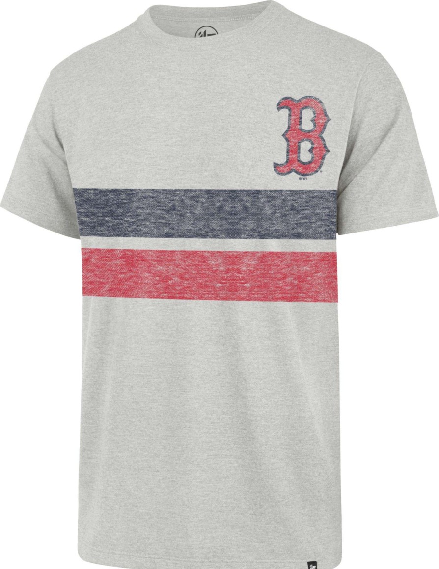 Shirts * | 47 Men'S Boston Red Sox Gray Bars Franklin T-Shirt