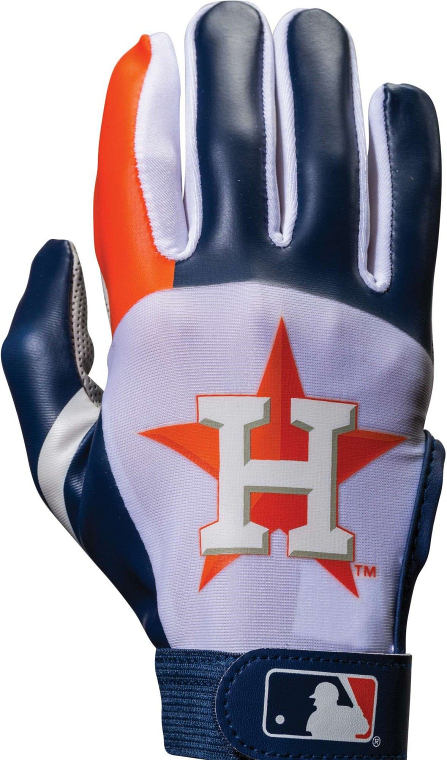 Gloves * | Franklin Houston Astros Youth Batting Gloves For Men